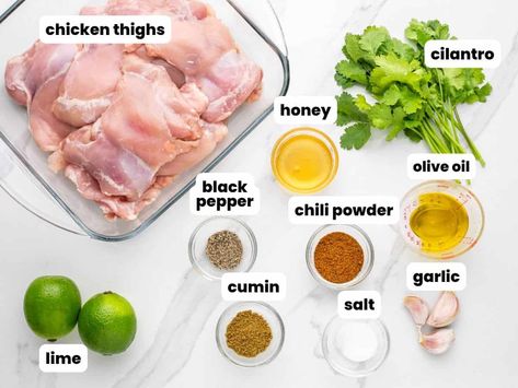 Cilantro Lime Chicken is juicy and perfectly flavorful, marinated in a fresh mix of lime juice, herbs, garlic and spices. Mojito Lime Chicken, Lemon Garlic Chicken Marinade, Lime Chicken Marinade, Cilantro Lime Chicken Marinade, Cilantro Lime Marinade, Postpartum Meal, Lime Marinade For Chicken, Easy Dinner Dishes, Grilled Chicken Legs