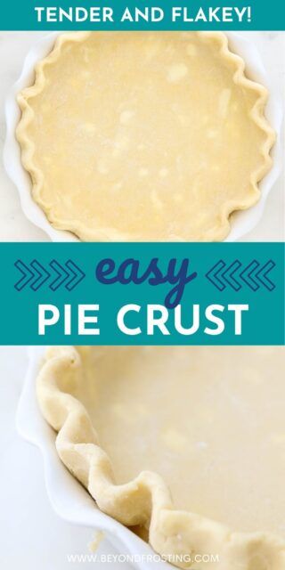 Fool Proof Pie Crust, Easy Homemade Pie Crust, Easy Homemade Pie, Easy Pie Crust Recipe, No Fail Pie Crust, Butter Pie Crust, Homemade Pie Recipes, Pie Crust Recipe Easy, Homemade Pie Crust