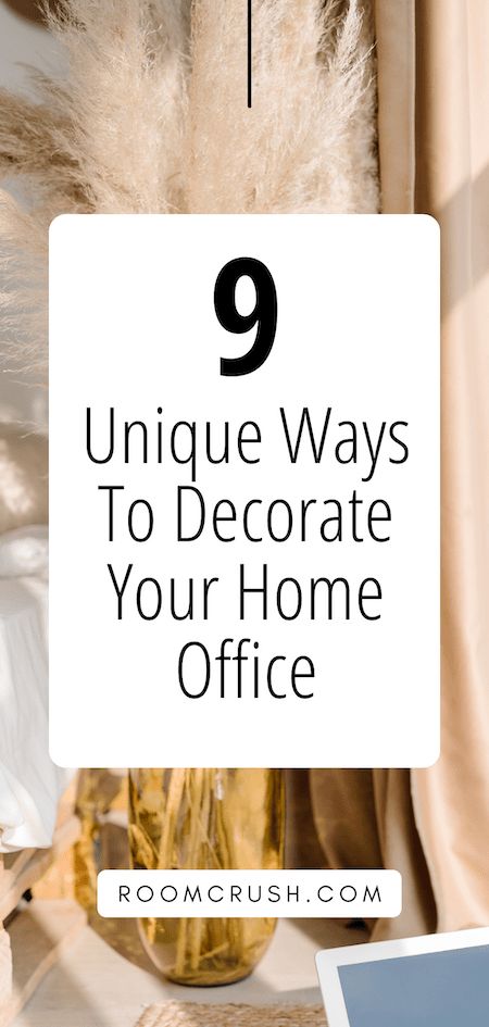 9 Unique Ways To Decorate Your Home Office: It can be hard to find the motivation to get to work when your home office isn't decorated. But if you took the time to decorate your home office, you wouldn't mind getting to work. Skip working from your bed and get ready for these amazing ideas to decorate your home office for functionality, style, and productivity. Decorate Office At Work, How To Decorate Your Office At Work, Decorating Your Office At Work, Cozy Office Space, Cozy Office, Work Office Decor, Office Artwork, Office Window, Dark Furniture