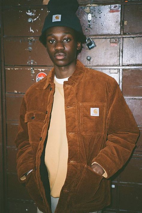 Carhartt WIP Fall/Winter 2020 Lookbook Release | HYPEBEAST Mens Street Style Urban, Trendy Mens Fashion, Streetwear Mens, Foto Casual, Stylish Mens Outfits, Streetwear Men Outfits, Men Fashion Casual Outfits, Carhartt Wip, Fall Jackets