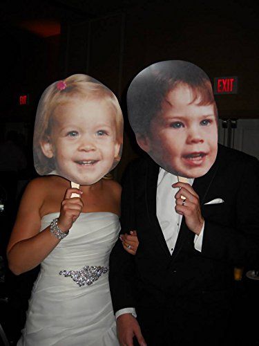 PRICES MAY VARY. Wedding Big Head Cutouts are perfect for the big day! Use photos of the bride and groom to create the ultimate cutout keepsake! Use cutouts for gifts and decorations to remember the special moments! Cutouts make the BEST photo props! Use Cutouts in selfies, photo booths, and group photos with the wedding party! Cutouts are custom, durable, and water-resistant- perfect for outdoor weddings! Order your cutout today and it will ship out tomorrow! Rose Carpet, Funny Wedding Ideas, Funny Photo Booth, Big Head Cutouts, Wedding Photo Booth Props, Wedding On A Budget, Funny Wedding Photos, Gold Wedding Dress, Wedding Photo Booth