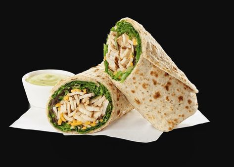 Healthy Fast Food Restaurants, Grilled Chicken Wraps, Healthy Fast Food Options, Grilled Recipes, Healthiest Foods, Chicken Wrap, Fried Chicken Breast, Eating Fast, Fast Healthy Meals