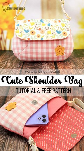 Small Crossbody Purse Pattern Free, Small Handbag Sewing Pattern, Diy Small Handbag, Small Bag Patterns To Sew Simple, Fabric Bag Patterns Free, Small Shoulder Bag Pattern, Diy Small Purse Simple, How To Make Crossbody Bag Tutorials, Easy Purses To Sew Simple Free Pattern