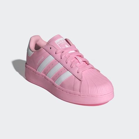 adidas Superstar XLG Shoes - Pink | adidas UK Adidas Superstar Pink, Superstar Adidas, Adidas Superstar Women, Superstar Shoes, Adidas Shoes Superstar, Pink Lifestyle, Superstars Shoes, Adidas Original, Adidas Originals Superstar