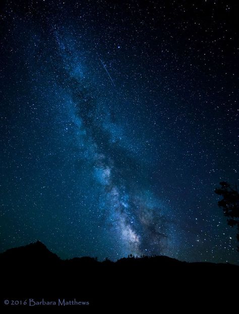 Incredible! Milky Way Shines Through a Midnight-Blue Sky  |  Space.com 11/26/16 Star Trails Photography, Midnights Aesthetic, Light And Shadow Photography, Space Sky, Galaxy Photos, Midnight Blue Color, Beautiful Skies, Sky Night, Sky Photo