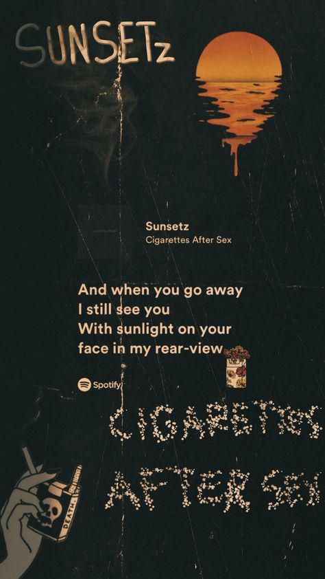 Cas Lyrics Wallpaper, Ciggerate Wallpaper, Sunsetz Cas, Song Poster Background, Cigsaftersex Wallpaper, Cas Poster, Ciggerate Aesthetic, Edgy Quotes, Really Cool Wallpapers