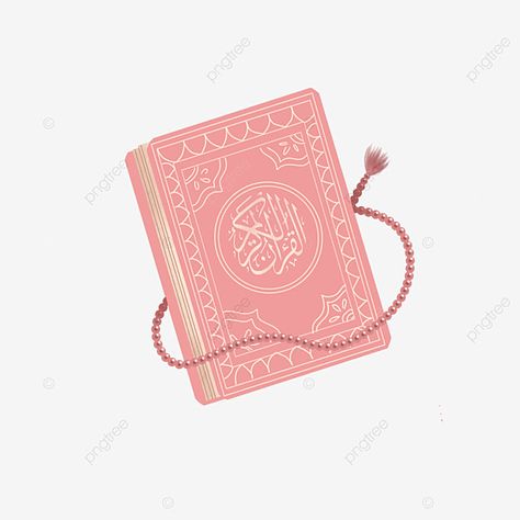 Quran Cartoon, Quran Stickers, Quran Icon, Pink Quran, Islamic Design Graphic, Islam Illustration, Quran Illustration, Quran Png, Png Islamic