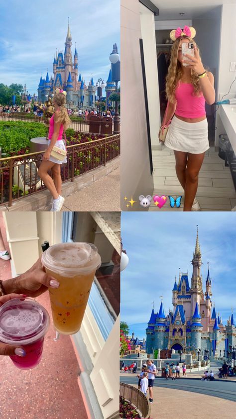 Disneyland Florida Outfit, Disney Spring Break Outfits, Disney In The Summer, Magic Kingdom Outfit Summer, Disneyland Outfit Inspo Summer, Aesthetic Disney World Outfits, Disney Outfit Inspo Springtime, Disney Posts Instagram, Magic Kingdom Outfit Winter