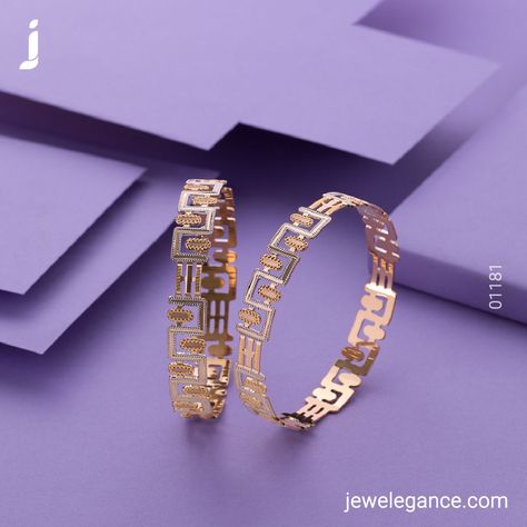 Brighten your look with gold bangles... . Search for the Product Code '01181' on www.jewelegance.com . #myjewelegance #jewelegance #bangles #banglecollection #banglestack #indianjewellery #banglesfordays #goldbangles #plaingoldjewellery #designdetails Latest Gold Bangles For Women, Latest Gold Bangles, Cnc Bangles, Plain Gold Bangles, Gold Bangles For Women, Latest Bracelets, Bangles For Women, Bangles Design, Bangles Jewelry Designs