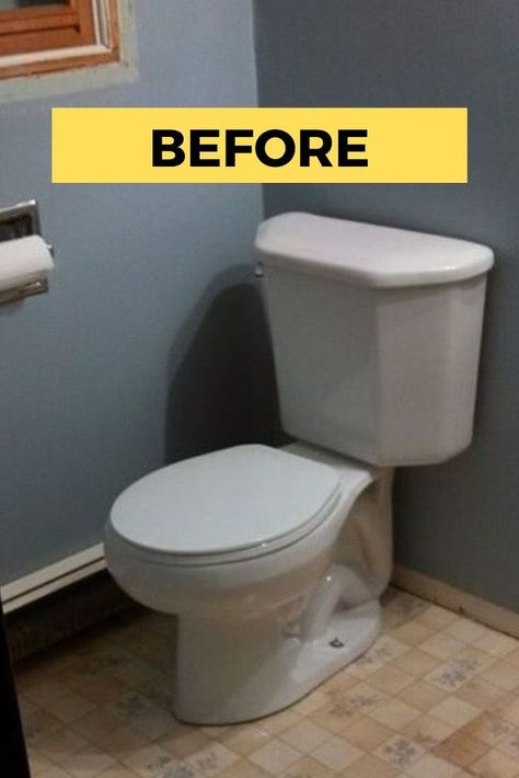 Small Half Bathroom, Small Half Bath, Small Bathroom Diy, Diy Bathroom Makeover, Timeless Bathroom, Christmas Bathroom, Powder Room Small, Small Bathroom Makeover, Small Toilet