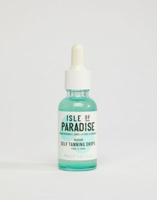 Self Tanning Face, Tanning Face, Self Tanning Drops, Isle Of Paradise, Tanning Drops, Colour Correcting, Salvia Hispanica, Instant Tan, Peppermint Scent