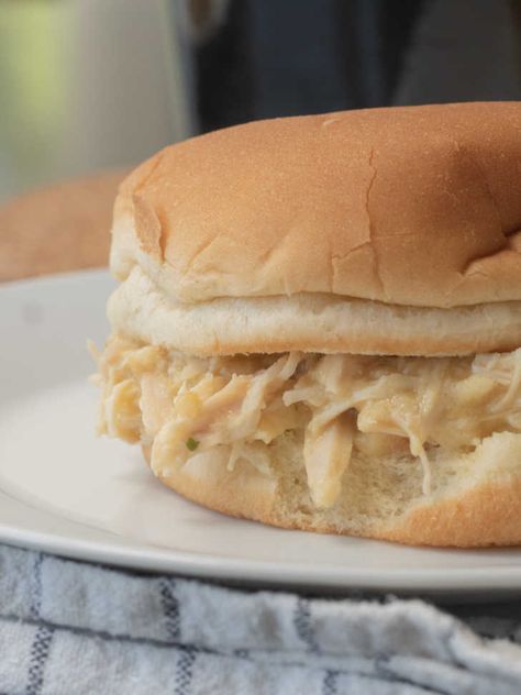 Ohio Shredded Chicken Sandwiches | 12 Tomatoes Ohio Shredded Chicken Sandwich Recipes, Creamy Shredded Chicken Sandwiches, Cream Of Chicken Sandwiches, Creamed Chicken Sandwiches, Cream Chicken Sandwich, Ohio Shredded Chicken Sandwiches, Crockpot Shredded Chicken Sandwiches, Ohio Shredded Chicken, Shredded Turkey Sandwiches