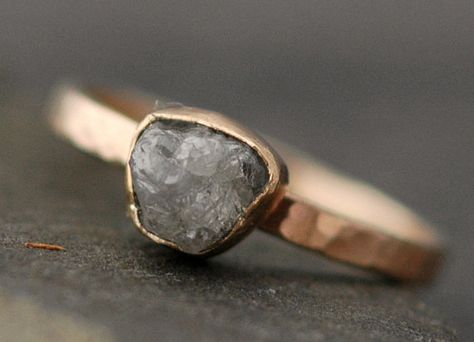 Large Diamond Engagement Rings, Rough Diamond Ring, Denim And Diamonds, Sapphire Diamond Ring, Raw Diamond, Art Deco Diamond, Rough Diamond, Recycled Gold, Hello Friend