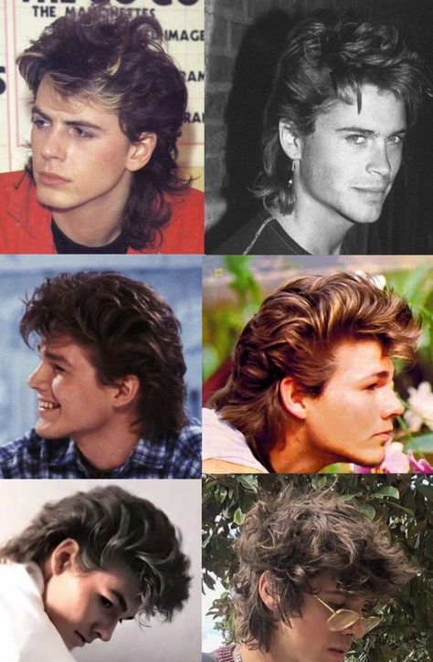 Mens 80s Hairstyles, 80s Hair Men, 80s Mens Hair, 80s Men Hair, 80s Hairstyles Men, 80s Mullet, 80s Haircuts, 80’s Hair, 80's Hairstyle