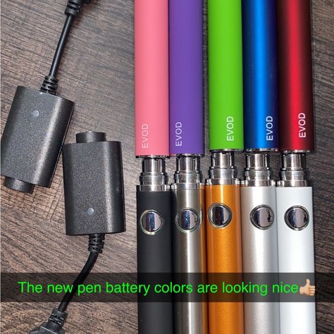 Brand New Different Colors Battery & Charger Kits! Fast Shipping! Just Let Me Know Which Color When You Buy Or Else I’ll Ship A Random One Assuming You Don’t Mind A Random Color, Thank You For Supporting My Small Business! Check My Closet For Listings Of Multiple Battery Kits & Save Money On Multiple! 1100 Mah, Adjustable Wattage, Durable Battery, One Of The Longest Charges Iv’e Seen A Pen Hold! Ask If You Have Any Questions, It Comes With The Charger! I Can Do Deals On Multiple Of Them Make Me Flavored Air, 510 Thread Battery, Small Business Check, Neck Coolers, Guitar Stands, Drum Accessories, Puff Puff, Business Check, Money Pictures