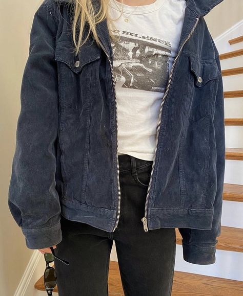 Corduroy Jacket, Casual Outfit, Graphic Tee, Denim Jacket, Bomber Jacket, Casual Outfits, Graphic Tees, Clothes