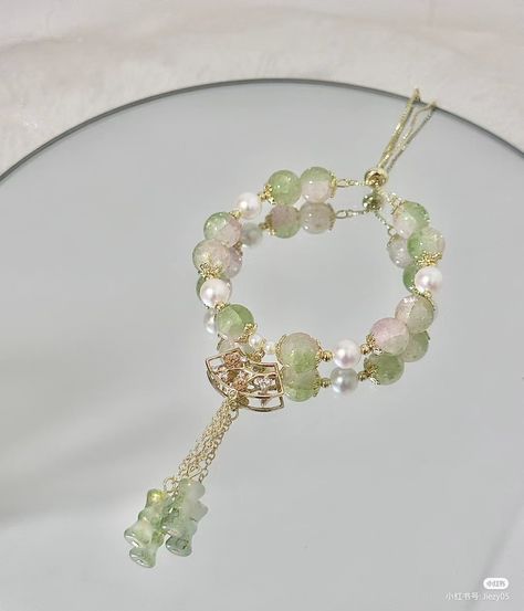 Crystal Bead Jewelry, Wire Wrapped Jewelry Diy, Mermaid Jewelry, Beads Bracelet Design, Handmade Jewelry Tutorials, Handmade Jewelry Diy, Beaded Bracelets Diy, Fancy Jewelry, Jewelry Business