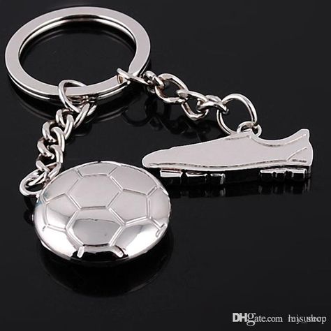 Best Keychain Creative Fine Fashion Advertising Gift Personalized Soccer Shoes Key Chain Kc563 Under $0.88 | Dhgate.Com Soccer Jewelry, Best Soccer Shoes, Wedding Keychain, Shoes Football, Shoe Pendant, Car Key Ring, Personalized Shoes, Shoes World, Metal Keychain