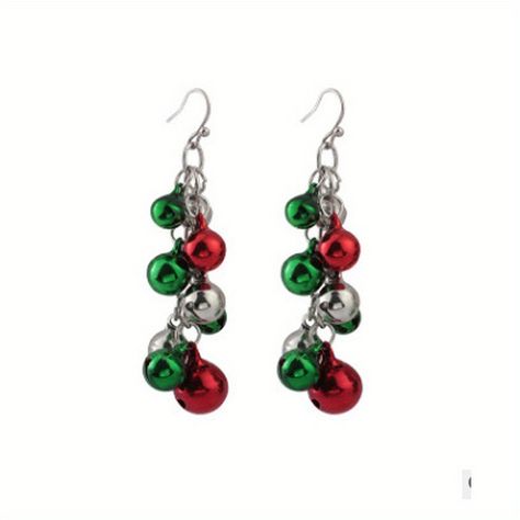 Faster shipping. Better service Winter Jewelry, Holiday Earrings, Holiday Earring, Earring Tree, Jingle Bell, Christmas Gift Jewelry, Holiday Jewelry, Christmas Earrings, Christmas Jewelry