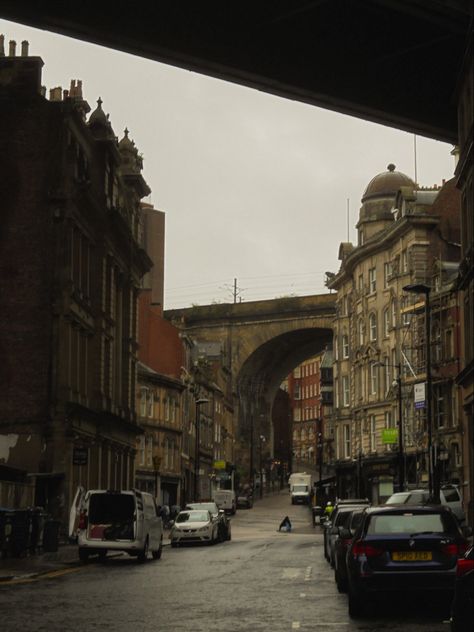 #newcastle #rain #aesthetic #england North England Aesthetic, Northern England Aesthetic, Newcastle Aesthetic, Rain England, Uk Landmarks, British Core, Aesthetic England, Bedford England, Revision Motivation