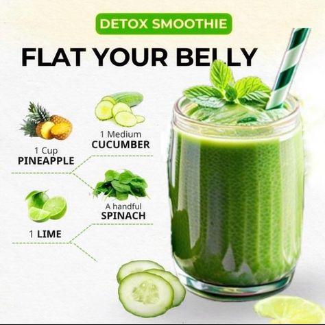 Try This Smoothie Drink if you wana flat belly If you’ve gained some weight recently, started to feel like you have no energy, have constant cravings or noticed frequent skin breakouts - it’s a sign that you need a DETOX.  This smoothie very easy to make. Let’try Please tap ❤️ if you like this post. Thank you! Check the LINK 🔗 in my bio (👉 ) and join the 21-Day Smoothie Diet Challenge TODAY!⁣ ⁣ Here’s how it works:  ⁣ 📅 For the next 21 days replace two of your meals (breakfast & lunch) with... Fat Burning Smoothies Belly, Free Smoothie Recipes, Flat Belly Smoothie, Belly Fat Burning, Fruit Smoothie Recipes Healthy, Healthy Green Smoothies, Smoothie Challenge, Fat Burning Smoothies, Smoothie Diet Plans