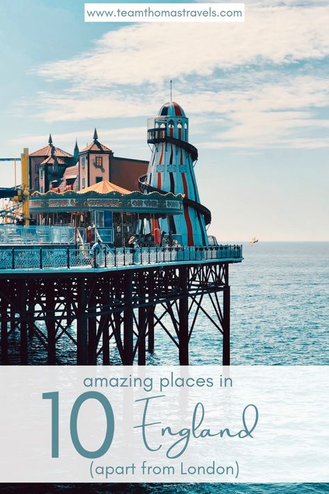 Our top 10 beautiful places to visit in England that aren't London. England is choc full of bucket list destinations to visit. While London is an amazing city (our favourite in fact), there is so much more to England than London! Here are 10 beautiful places to visit while in England apart from London. Where else to visit in England apart from London. #visitengland #visitbritain #uk #uktravel #EnglishTourismWeek23 #TopEngland London What To See, Places To Visit In England, Amazing Places To Visit, Day Trips From London, Visiting England, Travel England, Travel Spots, Things To Do In London, Bucket List Destinations