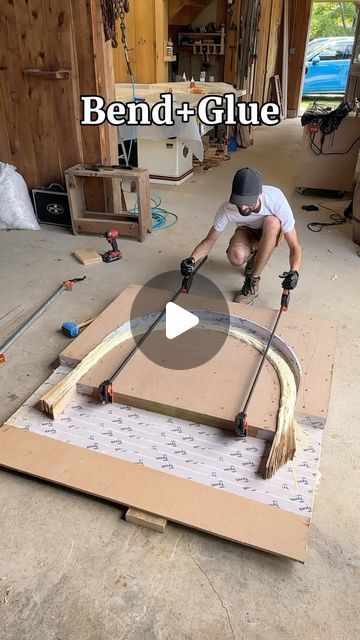 Bent Lamination, Bending Plywood, Bend Wood, How To Bend Wood, Bent Wood, Furniture Maker, Woodworking Tools, White Oak, Assemblage