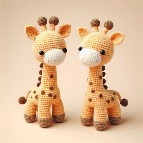 Crochet Giraffe Amigurumi Idea - The Amigurumi Jungle Animal Amigurumi, Zoo Animal Crochet Pattern Free, Jungle Animal Crochet Pattern, Crochet Zoo Animals Free Patterns, Free Crochet Giraffe Pattern Amigurumi, Amigurumi Giraffe Pattern, Free Giraffe Crochet Pattern, Amigurumi Giraffe Free Pattern, Giraffe Amigurumi Free Pattern