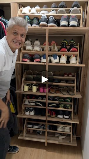 Shoe Organization Diy, Large Workshop, Woodworking Tutorials, Shoe Organizer, Home Repair, Step By Step Instructions, Speed Up, Decorating Your Home, Improve Yourself