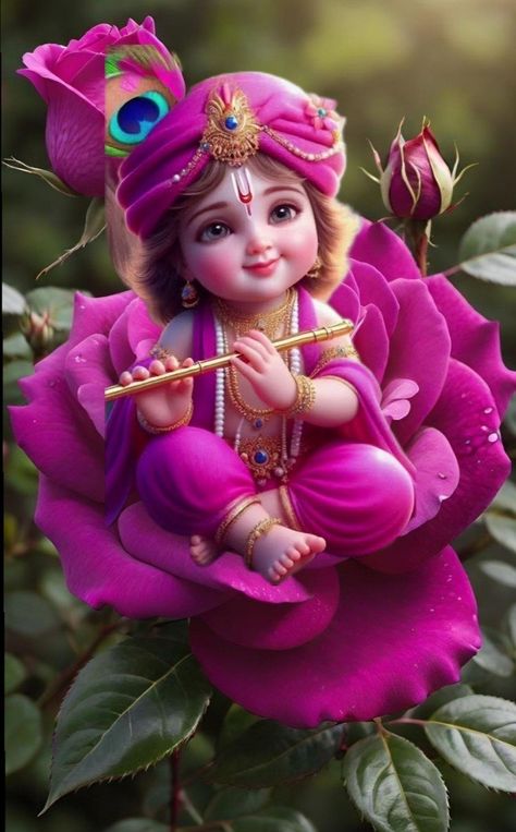 Photos Of Lord Krishna, Crochet Wallpaper, Little Kanha Ji Images, Photos Of Ganesha, Good Morning Krishna, Bal Krishna Photo, 3d Wallpaper Cute, Peacock Pictures, Shri Ganesh Images