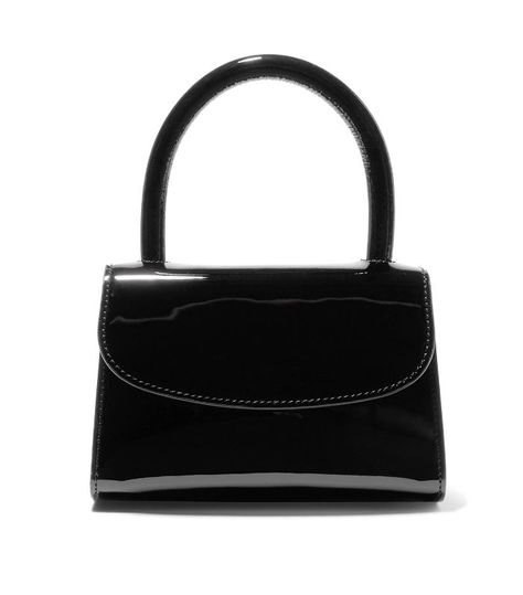 By Far Mini Patent-Leather Tote Fall Handbag Trends, Fall Bags Handbags, Style Année 90, Tas Mini, Micro Bags, Winter Shopping, Best Designer Bags, Fall Handbags, Black Leather Tote Bag