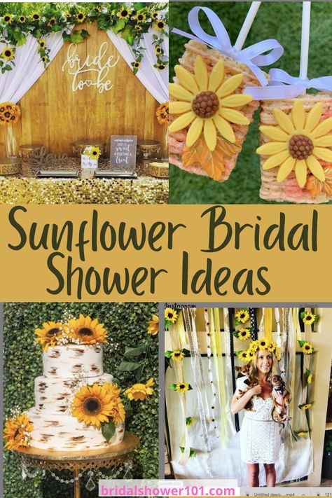 sunflower bridal shower invitations. Suflower bridal shower signage. Sunflower bridal shower invitations. Sunflower bridal shower decorations, favors and so much more. #bridalshower #sunflower Wedding Shower Ideas Sunflowers, Sunflower Bridal Shower Photo Backdrop, Sunflower Shower Favors, Sunflower Bridal Shower Backdrop, Sunflower Shower Decorations, Sunflower Favors Showers, Sunflower Vegetable Tray, Rustic Sunflower Bridal Shower Decor, Sunflower Wedding Shower Decorations