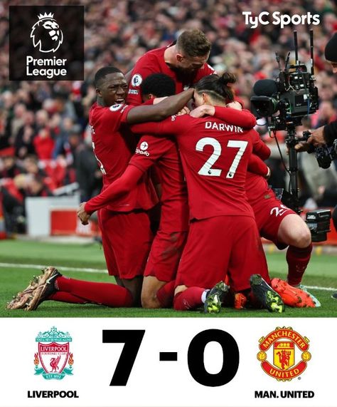 Liverpool Vs Manchester United 7-0, Man United Vs Liverpool, Soccer Players Haircuts, Manchester United Poster, Liverpool Vs Manchester United, Barcelona Wallpapers, Liverpool Manchester United, Liverpool Soccer, Liverpool Wallpapers