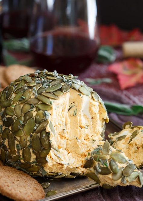 Herb Cheese Ball, Fall Appetizer, Diy Easy Recipes, Fall Appetizers, Herb Cheese, Cheese Ball Recipes, Adult Halloween Party, Milk Recipes, On The Menu