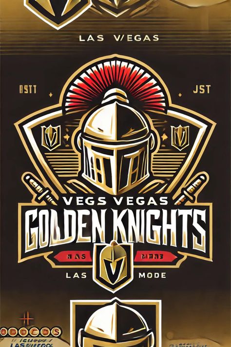 Vegas Golden Knights Primary Logo Colors are gold, steel gray, red and black. This guide provides the exact color specifications used in the Vegas Golden Knights colors for their primary logo. Understanding these colors is crucial for designers, fans, and merchandise creators to ensure consistency and fidelity across all uses. Vegas Golden Knights Logo, Golden Knights Logo, Logo Colors, The Vegas, Vegas Golden Knights, Golden Knights, Color Codes, Logo Color, Knights