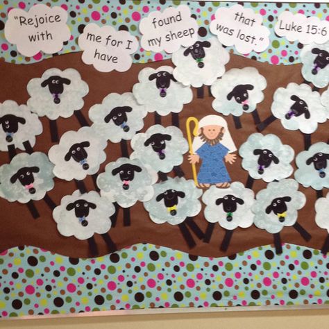 Lost Sheep, Infant Room, Easter Preschool, Vacation Bible School, Trunk Or Treat, Bible School, Lost & Found, Classroom Themes, New Testament