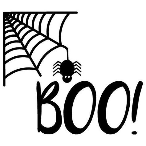 Halloween Decoration Printables, Halloween Stencils Printables Free, Free Svg Halloween, Porta Halloween, Spider Web Svg, Printable Halloween Decorations, Imprimibles Halloween, Cricut Hacks, Halloween Silhouettes