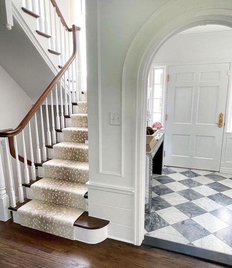 STARK on Instagram: “✨ It’s stair runner week at STARK and we’re kicking it off with a photo series of this gorgeous installation of our 'Nyala' in Sand,…” Carpet Stair Runner, Stark Carpet, Staircase Runner, Flooring Inspiration, Floor Colors, Stair Runner Carpet, Spanish Colonial, Stair Runner, Architectural Details