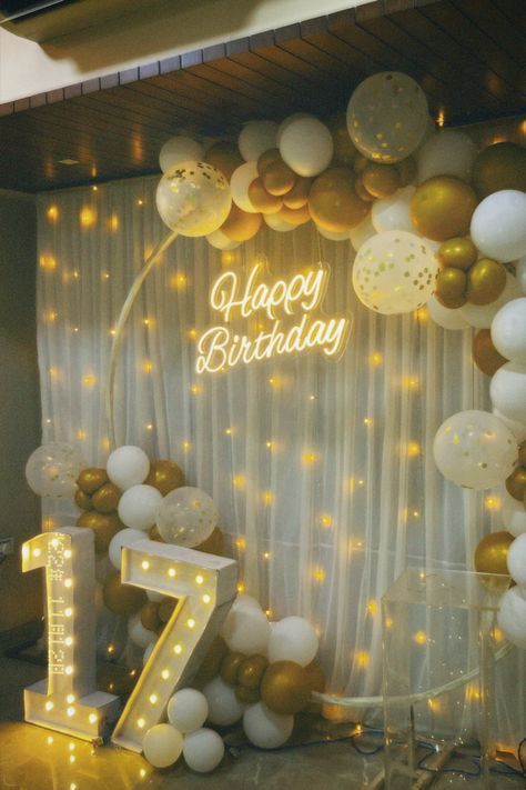 Design For Debut Party Simple, Dekorasi Birthday Party 17, Stage Backdrop Ideas Events, Debut Theme Ideas Simple, Sweet 17 Birthday Ideas Theme, Debut Theme Ideas 18th Simple, Simple Birthday Backdrop, 17th Birthday Decorations, Debut Theme Ideas