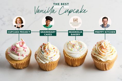 Best Vanilla Cupcakes, Best Vanilla Cupcake Recipe, Nyc Bakery, Easy Vanilla Cupcakes, Moist Vanilla Cupcakes, Single Serve Cake, Moist Cupcakes, Vanilla Cupcake Recipe, Preppy Kitchen