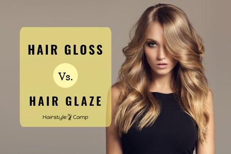 Hair Glaze Vs. Hair Gloss: What are the differences? Hair Glaze Before And After, Hair Glaze Before And After Blondes, Blonde Hair Gloss, Hair Glossing Before And After, Vs Hair, Hair Glaze, All Over Color, Summer Wedding Hairstyles, Long Bobs