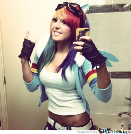 Rainbow Dash Cosplay, Rainbow Dash Costume, Jessica Nigri, My Lil Pony, Rainbow Dash, Best Cosplay, Costumes For Women, Cosplay Costumes, My Little Pony