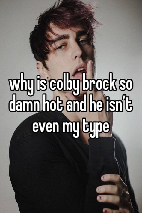 Colby Brock Inspired Outfits, Colby Brock Outfit Ideas, Colby X Y/n, Colby Brock Aesthetic, Colby Brock Funny, Camila Core, Colby Brock Snapchat, Sam And Colby Fanfiction, Cute Emo Guys