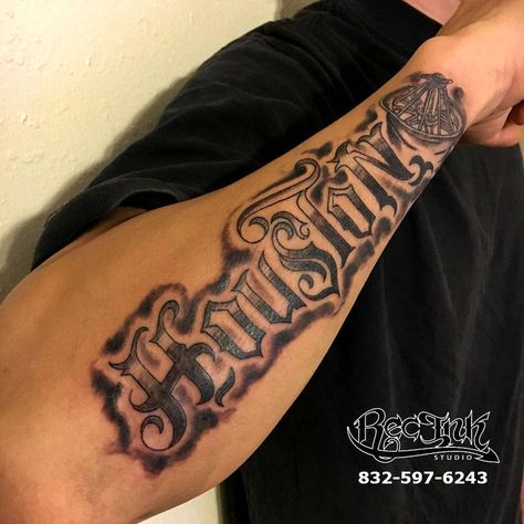 htownREC Htown Tattoo Urban Tattoo Hustle town by https://www.deviantart.com/txrec on @DeviantArt Houston Astros Tattoo, Astros Tattoo, Forearm Tattoo Men Sleeve, Tattoo Men Sleeve, Half Sleeve Rose Tattoo, Town Tattoo, Urban Tattoos, Birdhouses Ideas, Houston Tattoos