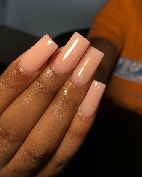 Sometimes, it’s hard to decide which nail style to go for. There are so many choices, from almond to coffin to stiletto, and it can be overwhelming. H... Brown Acrylic Nails, Long Square Nails, Tapered Square Nails, Simple Acrylic, Square Nail Designs, Short Square Nails, White Acrylic Nails, Short Square Acrylic Nails, Unique Acrylic Nails