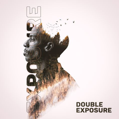 Create Double Exposure Effect in Photoshop Photo Manipulate, Double Exposure Photoshop, Double Exposure Art, Double Exposure Photo, Double Exposure Effect, Double Exposure Portrait, Photoshop Text Effects, Effect Photoshop, Bjorn Borg