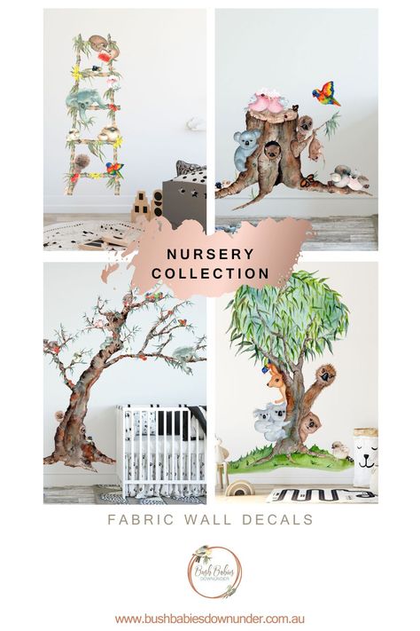 Outback Nursery Theme, Australian Themed Nursery, Australiana Nursery, Nursery Australian Animals, Australian Brands, Native Nursery, Australian Nursery, Australian Animal Nursery, Unisex Nursery