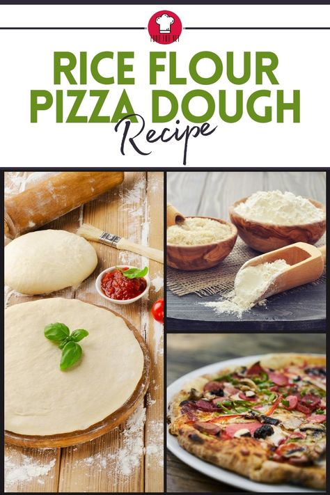 Rice Flour Pizza Dough, Pizza Dough Recipe Bread Machine, Pizza Dough Recipes, Rice Flour Recipes, Gluten Free Pizza Dough, Pizza Roll, Gluten Free Pizza Crust, Pizza Dough Recipe, Pizza Crust Recipe