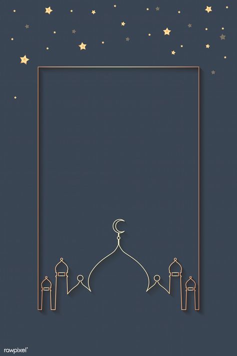 Ramadan Mubarak with mosque vector | free image by rawpixel.com / Katie Moir