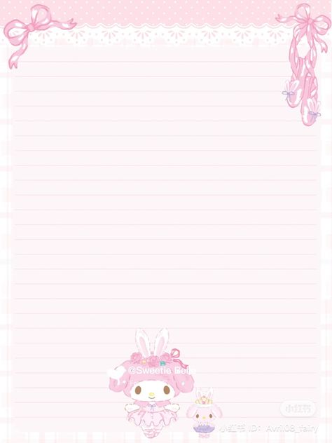 Abel Khaizure, Sanrio Notebook, Cover Goodnotes, Pink Notepad, Note Templates, Christian Iphone Wallpaper, Cute Home Screen Wallpaper, Cute Pink Background, Writing Paper Printable Stationery